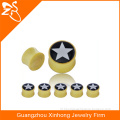 China Wholesale Star Wood Jewelry, Free Sample Ear Gauges, Wood Organic Wooden Ear Plugs